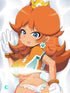 Princess Daisy Body pillow case MARIO STRIKERS Mitgard-Knight